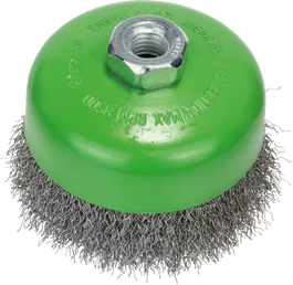 Clean for Inox Wire Cup Brush, Crimped Wire
