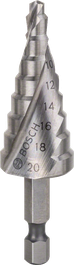 HSS Step Drill Bit, Hex Shank