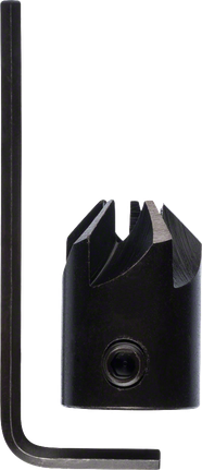 Bosch arbor-mounted countersink for brad point drill bits.