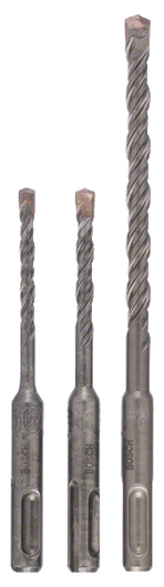 Bosch 3-piece SDS plus-5 hammer drill bit set 5/6/8 mm.