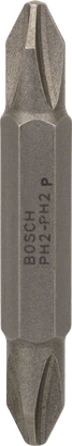 Bosch double ended bit 45mm for PH2 screws.