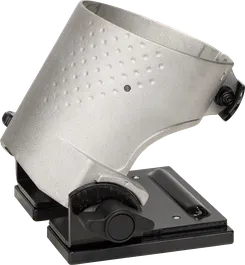 Bosch angled router cage with adjustable tilt base.