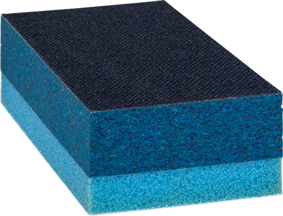 Bosch sanding sponge Pro Universal for fine sanding.