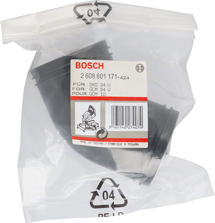 Bosch dust extraction adapter for GKG 24 V GCM 10.