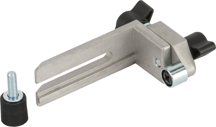 Bosch Pilot edge guide attachment for precise routing.