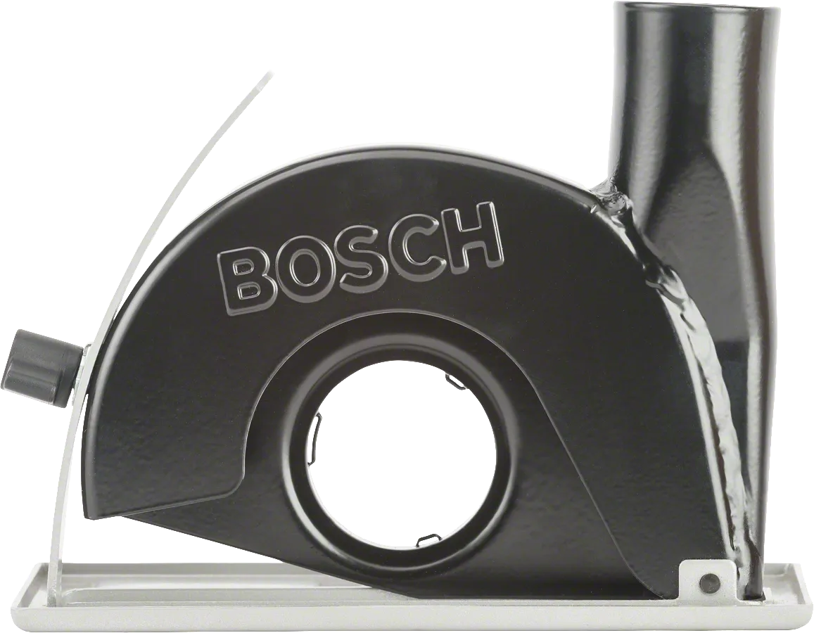 Bosch dust extraction guard for angle grinders.