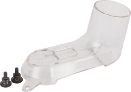 Bosch dust extraction adapter with mounting screws.