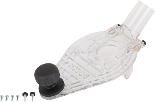 Bosch base plate with handle and dust extraction outlet.