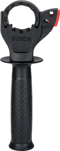Bosch handle for impact drills with soft grip.