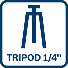 Tripod compatible 1/4" 