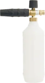 Bosch spray nozzle with 1-litre foam bottle accessory.