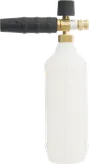 Bosch spray nozzle with 1-litre foam bottle accessory.
