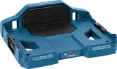 Bosch battery charging station for power tool packs.