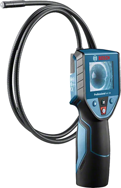 Bosch GIC 120 inspection camera with 2.7 inch display.