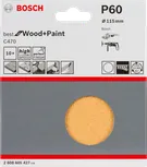 Bosch 10-piece C470 sanding sheet set, 115 mm grit 60.