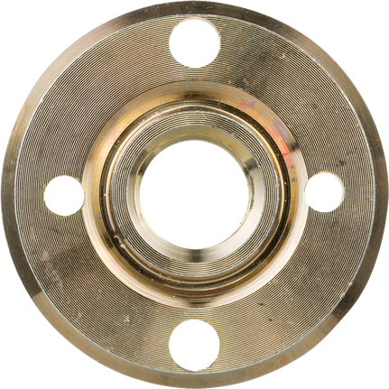 Bosch locking nut for secure power tool disc attachment.