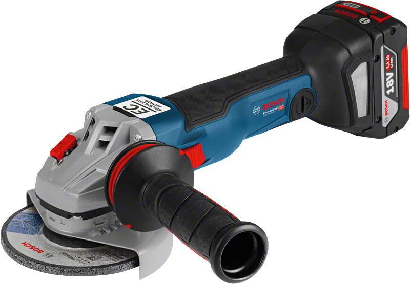 Bosch GWS 18V-115 C cordless angle grinder, 115mm disc.