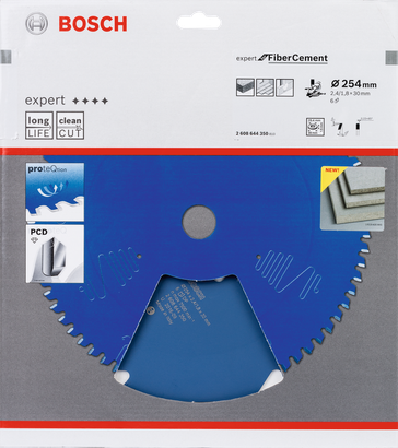 Bosch fiber cement saw blade 254×30mm.