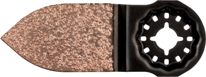 Bosch carbide abrasive finger for grout and mortar removal.