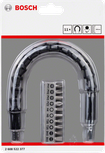 Bosch flexible bit holder set with 10 screwdriver bits.