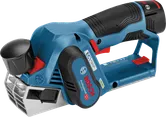 Bosch GHO 12V-20 cordless planer for wood planing.