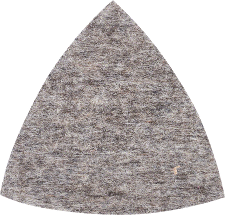 Bosch delta felt pad for multi-tool polishing.