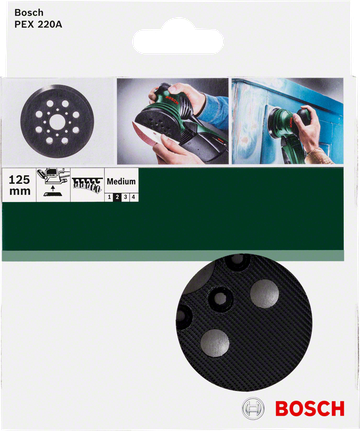 Bosch 125 mm medium sanding pad.