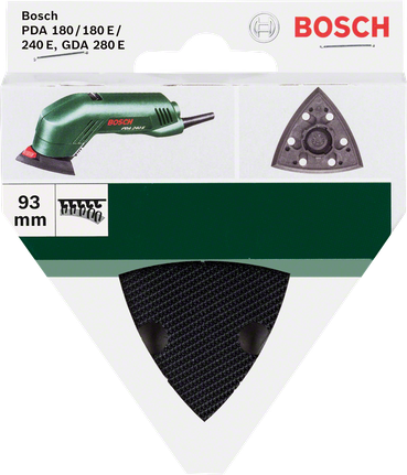 Bosch 93 mm delta sanding pad.