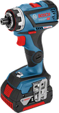 Bosch GSR 18V-60 FC cordless drill driver, FlexiClick system.