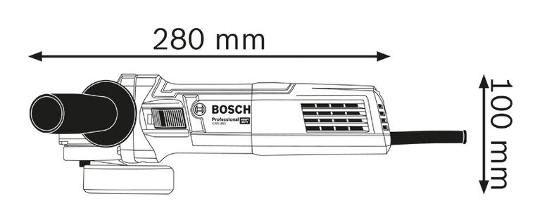 Amoladora Bosch GWS 880 125mm