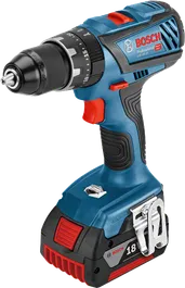 Bosch GSB 18V-28 cordless drill with keyless chuck.