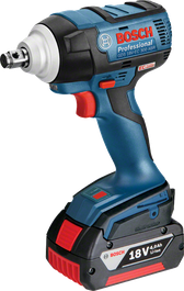 Bosch GDS 18V-300 cordless impact wrench, 300 Nm torque.