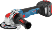 Bosch GWX 18V-10 C cordless angle grinder with X-LOCK.