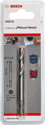 Bosch HSS-G pilot drill Ø 7.15×85 mm.