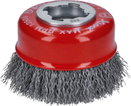 X-LOCK Clean for Metal Cup Brush, Crimped Wire