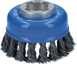 X-LOCK Heavy for Metal Cup Brush, Knotted Wire