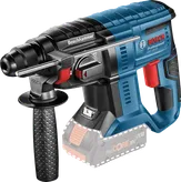 Bosch GBH 18V-20 rotary hammer with side handle.