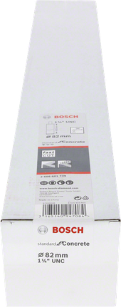 Bosch 82 mm concrete core bit.