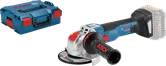 Bosch GWX 18V-10 C cordless angle grinder with case.