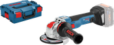 Bosch GWX 18V-10 C cordless angle grinder with case.