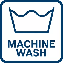  Machine wash on a moderate temperature setting.