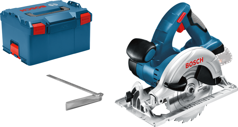 Bosch GKS 18V-LI cordless circular saw with case.