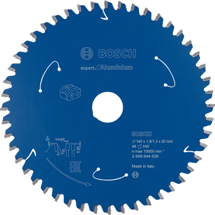Bosch Expert for Aluminium circular saw blade 48 teeth.