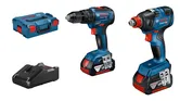 Bosch 18V combo kit GDX and GSB with charger and case.