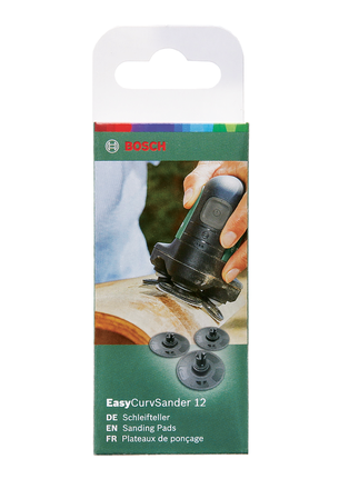 Bosch EasyCurvSander 12 sanding pads.