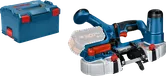 Bosch GCB 18V-LI cordless band saw with storage case.