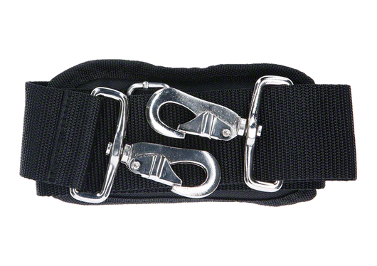 Bosch shoulder strap for GAS 18V-10 L with metal hooks.