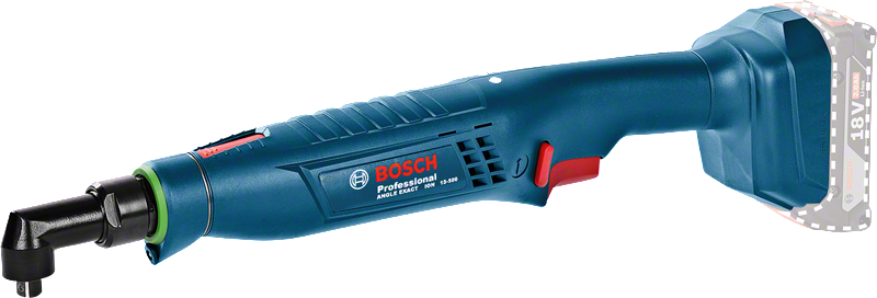 Bosch angle exact cordless ratchet with 18V battery.