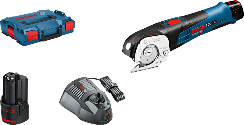 Bosch GUS 12V-300 cordless universal cutter set.