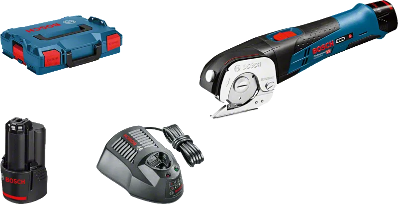 Bosch GUS 12V-300 cordless universal cutter set.